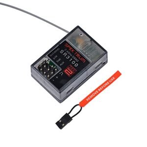 Spektrum 2.4GHz DSM2 Compatible 3CH Surface Receiver with RC Car Spark Plug for Enhanced Performance