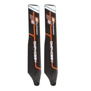 OMPHOBBY M1 EVO Main Blade 125 Hard Charm Orange Xtreme RC Helicopter Parts