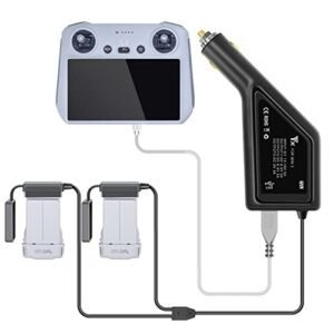 DJI Mini 3 Pro 3 in 1 Battery Car Charger Adaptor for Quick Charge and Multi Rapid Charging