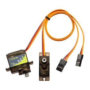 XICOOLEE 2pcs MG 90 Servo Micro 12g Metal Gear Digital Servo Motor for Static Diving RC Submarine Airplane Model Car Helicopter Robot