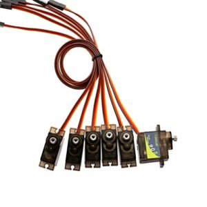 Xicoolee 6pcs MG 90 Servo Micro 12g Metal Gear Digital Servo Motor Perfect for RC Airplane Forum Enthusiasts