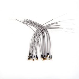 Plplaaoo 20Pcs 2.4G Receiver Antenna ABS Aircraft Receiver Antenna Compatible with RC 135V Aircraft IPEX Port for Futaba FrSky Spektrum Receivers