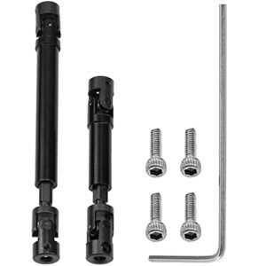 2Pcs ShareGoo Steel Drive Shaft CVD Driveshaft Upgrade Parts for Axial SCX24 JLU C10 Bronco 1 24 RC Crawler Asiatees RC Parts