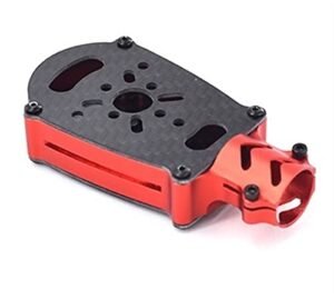 ZHIPAIJI ALX RC Engine Mount 16mm 25mm 30mm 35mm Aluminum Alloy CNC Carbon Tube Bracket Base Connector for UAV Drone Red