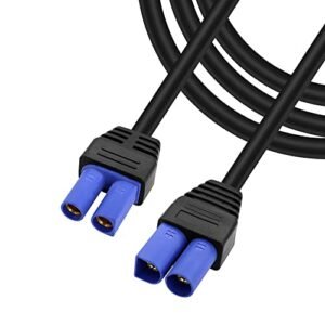 PNGKNYOCN EC5 Male to Female Extension Cable 14AWG 1M 3FT Blue 12V 180W for Incidence Meter RC Airplanes Battery Charger ESC Power Meter