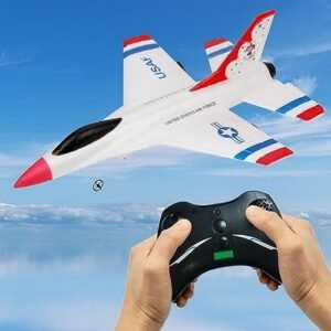 SkyMax Habu Jet RC Plane 2.4GHz Remote Control Airplane EPP Foam Glider Toy for Adults and Kids