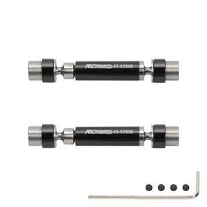 RCAWD CVD Front Rear Center Drive Shaft for FMS 1 18 Atlas 6x6 RC Crawlers RTR Upgrades 45 60mm Axle Parts Black