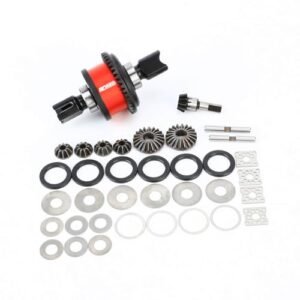 RCAWD 40Cr Front Rear 43T Diff Set 10T Main Input Gear for ARRMA 6S Models Including Felony Fireteam Infraction Mojave Kraton Notorious Outcast Talion Typhon 6S Limitless Roller Upgrade Part Featuring RC 50 Roller Chain Compatibility