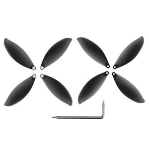 POCREATION 8pcs CCW CW Drone Propeller Blades Replacement for Parrot Anafi RC Quadcopter