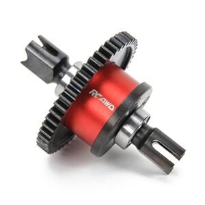 RCAWD 1/8 RC Shocks Center Diff Set with 40CrMo Main Diff Gear 50T Spiral for ARRMA 6S Upgrades