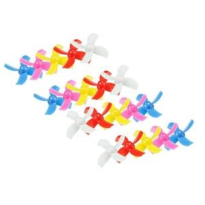 LDARC 10 Pairs 31mm 4 Blade Propellers for Brushed Motor 0.8mm Shaft Variety Color