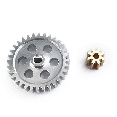 Axial 0.5M Transmission Gear 32T 8T Metal Spur Gear Set RC Car Tool Set for SCX24 90081 C10 AXI00002 AXI00004 AXI00005 AXI00006