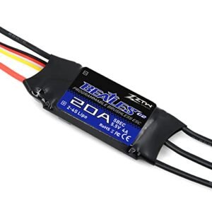 ZTW Beatles G2 20A ESC with 4A 5.5V SBEC Output for Combat RC Wing and DIY Projects