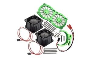 GPM Upgrades Aluminum 7075 T6 Motor Heatsink with Dual Cooling Fan for 1 5 RC Monster Truck Kraton 8S BLX and X MAXX XO 01 Models