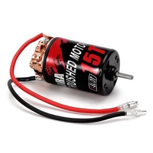 INJORA 550 15T Brushed Waterproof Motor for Hoonigan RC Truck Body and 1/10 Scale Crawlers
