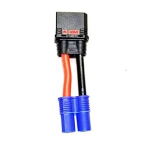 DKNTZO RC Drone Plug, 1 PC RC Plant Agriculture Drone UAV Adapter Cable QS8-S Male to XT90S/XT90/XT60H/EC5/T Plug Female Connector with 10/12AWG 50mm Wire (Color : QS8 M to EC5 F)