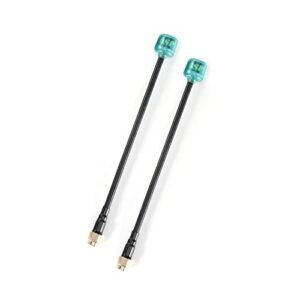 FlyFishRC 2pcs 150mm Osprey 5.8GHz LHCP RP SMA Antennas 2.82dBi for RC Osprey Aircraft FPV HD Racing Drone Quad
