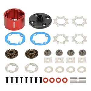 RCAWD Alloy Diff Case 29mm with Metal Gear Set Exceed RC Rock Crawler Parts for Arrma Kraton 6S Outcast 6S Talion Mojave EXB Big Rock 6S Upgrade