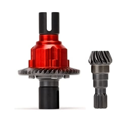 Hard Steel Differential Gear Set for Traxxas X Maxx 8S 1/5 Scale Large RC Plane Crashes Upgrade Front Red