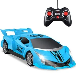 SpeedyRacer 1/18 Scale RC Car Wheels 2.4Ghz High Speed Remote Control Racing Toy with LED Lights for Kids Boys Girls Ages 3 4 5 6 7 8 12