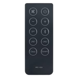 Beyution RC100 Replacement Remote Control Compatible with Edifier RC10D R2000DB RC100 R2000D Bookshelf Multimedia Speakers