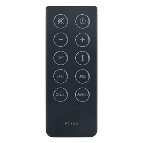 Beyution RC100 Replacement Remote Control Compatible with Edifier RC10D R2000DB RC100 R2000D Bookshelf Multimedia Speakers