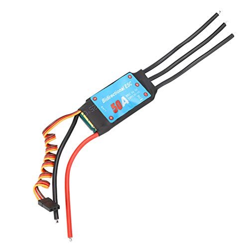 50A RC Brushless Motor ESC with UBEC 3A 5V for Free RC Ship Plans Right to Motor Left to Power