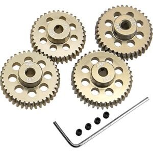 ShareGoo 7075 Aluminum Alloy 48P 3.175mm Pinion Gear Sets 36T 37T 38T 39T Motor Gears for Tamiya RC Trucks eBay