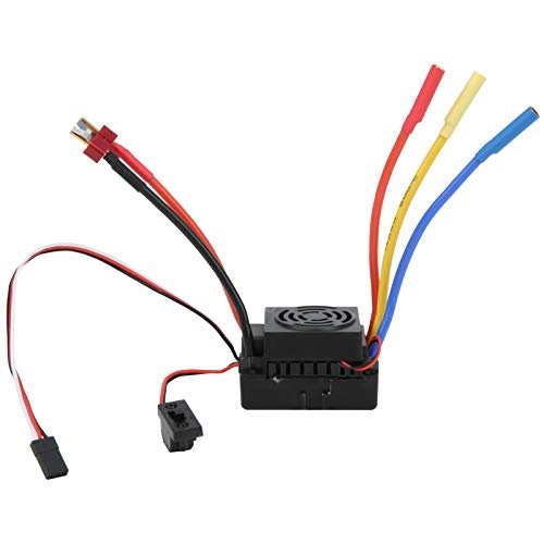 HobbyWing 60A Waterproof Brushless ESC The Fastest RC Car Under 60 Electric Speed Controller for SCX10 1/10 Scale Models