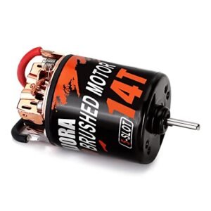 INJORA 540 Brushed Motor Waterproof 5 Slot 14T for RC Truck Drawing 1 10 Scale Model Car Crawler Truck Buggy INM10
