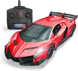 100 CLASSIC Officially Licensed Remote Control RC Car Series 1:24 Scale Lamborghini Full Function Electric Sport Racing Hobby Toy Car 2425C2