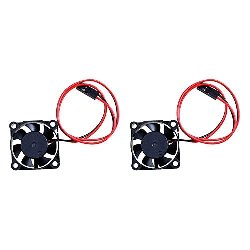 XYZ Brand DC RC Parts 30MM 5V 7V Cooling Fan Motor Radiator System Black Fan 2PCS
