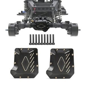 AMK TRX4 Brass Diff Cover 2PCS Front and Rear Axle Upgrade Parts for 1/10 RC Crawler TRX6 TRX4 Cheap RC Crawler Parts
