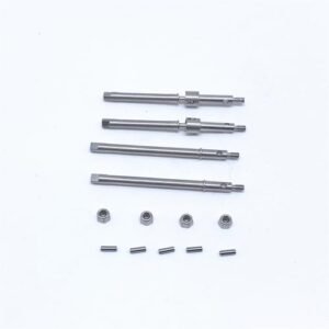 KingVal RC Plane Wheel Collars 3D Print Stainless Steel Drive Shaft for Axial SCX24 AXI00001 AXI00002 AXI00004 AXI00006 AXI90081 C10 1/24 RC Crawler Car