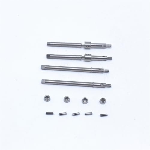KingVal RC Plane Wheel Collars 3D Print Stainless Steel Drive Shaft for Axial SCX24 AXI00001 AXI00002 AXI00004 AXI00006 AXI90081 C10 1/24 RC Crawler Car