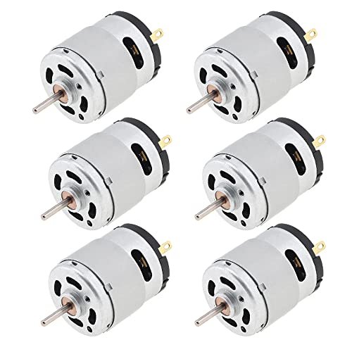 ChgImposs RS360 DC Motor 6V 12V 12000 24000RPM High Speed Carbon Brush Micro Motor for DIY Toys Hair Dryer Electric Fans Appliances RC Willey