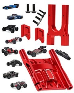ARRMA Ruckus RC Truck Upgrades Aluminum Center Differential Cover Mount for 1/8 and 1/7 Scale Models ARA320499 Red