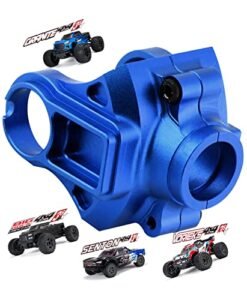 Rcarmumb Alloy Differential Yoke Diff Cover Case Upgrade for 1/10 RC Dirt Oval Bodies Arrma Granite Senton Vorteks Big Rock 3S BLX Mega550 Outcast Kraton 4S BLX 4WD Typhon Vendetta 3S BLX Navy Blue