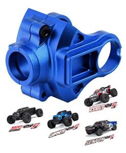 RCMYou Big Dragonfly RC Helicopter Alloy Differential Yoke Set Diff Cover Case for 1/10 Arrma Big Rock Granite Vorteks Senton 3S BLX Mega550 1/10 Outcast Kraton 4S BLX 4WD 1/8 Typhon Vendetta 3S BLX Mega550 Navy Blue