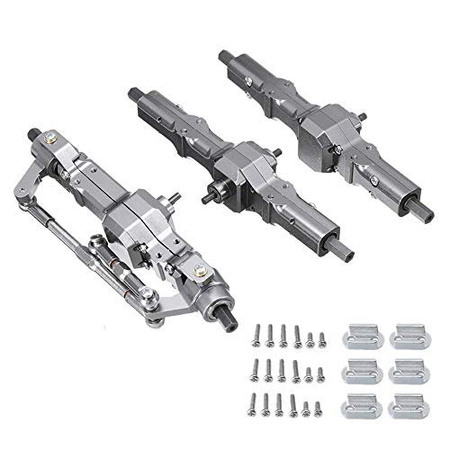 TRIPPER Metal Front Middle Rear Bridge Axle Gearbox Upgrade Parts for B16 B36 FY004 1/16 RC Car Compatible with Nitro RC Fuel Gallon