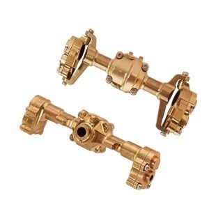 FMS Heavy Duty Brass Counterweights Portal Axle Housing Upgrade Parts for 1/24 FCX24 Xiaoqi Powder Drunk RC Willey Clocks Crawler Car