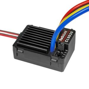 Radiolink CL9030 90A Brushed ESC Waterproof Built in 5A BEC Selectable 5.5V 7.5V Electronic Speed Controller for RC Cars Pulling RC Boats XT60 Plug