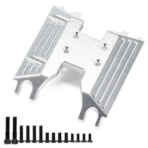 Axial RC Crawler 1/18 UTB18 Capra Unlimited Trail Buggy RTR Upgrade Part Transmission Case Silver Gearbox Holder Perfect for RC Skydiver Plans