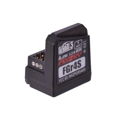 Flysky FGr4S 24GHz 4CH AFHDS 3 Receiver Compatible with Nomadio RC Radio FS NB4 Transmitter