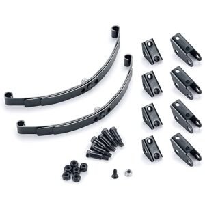 RCLIONS Steel Rear Leaf Springs Set Upgrade for 1/14 Tamiya RC Truck Grand Hauler High Lift Chassis