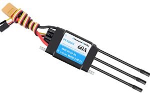 DH 60A 2 6S Waterproof Brushless ESC Electronic Speed Controller with Reverse for RC Boat XT60 3.5mm Banana Head Connector