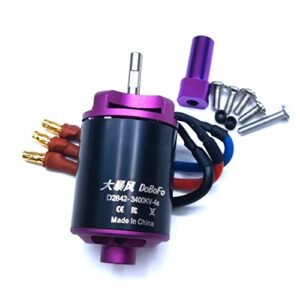 DoBoFo Brushless Motor 4S 3400KV 16.8V EDF 70mm 12 Blades Electric Ducted Fan High Speed Motor 57120RPM