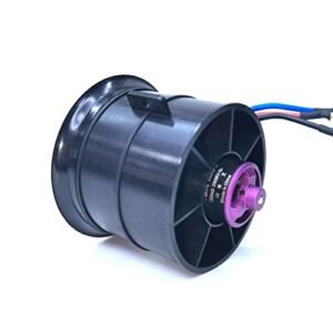 DoBoFo EDF 70mm 6S 2300KV 12 Blades RC Jet Engine for High Speed Remote Control Models