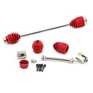 Aplastics RC Body Compatible Front Rear Center Drive Shaft Upgrade Parts for Traxxas E Revo VXL 2.0 RTR 4WD 1/10 RC Car Accessories Repair