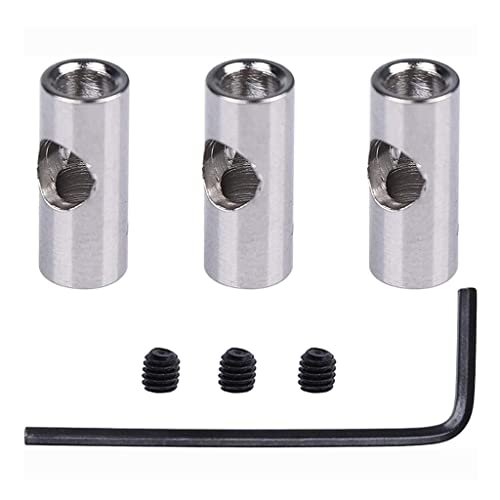 KingVal RC Sproul Quote 3PCS Metal Motor Shaft Pinion Gear Reducer Sleeve Adapter Coupler for 550 540 3650 Series Motors
